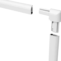 Moustiquaire cadre aluminium sans perçage 120x140 cm Basic