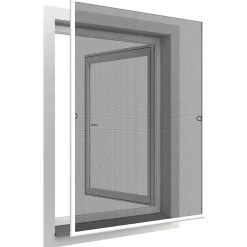 Moustiquaire cadre aluminium sans perçage 120x140 cm Basic plus