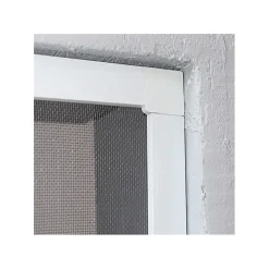 Moustiquaire Cadre Amovible Alu 100 cm x 100 cm Blanc