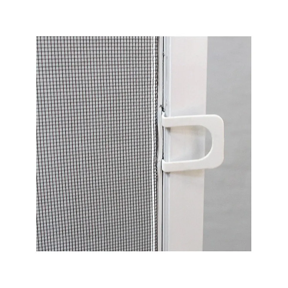 Moustiquaire Cadre Amovible Alu 100 cm x 100 cm Blanc