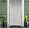 Moustiquaire de porte en coton écru 140 x 225 cm