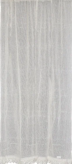 Moustiquaire de porte en coton écru 140 x 225 cm