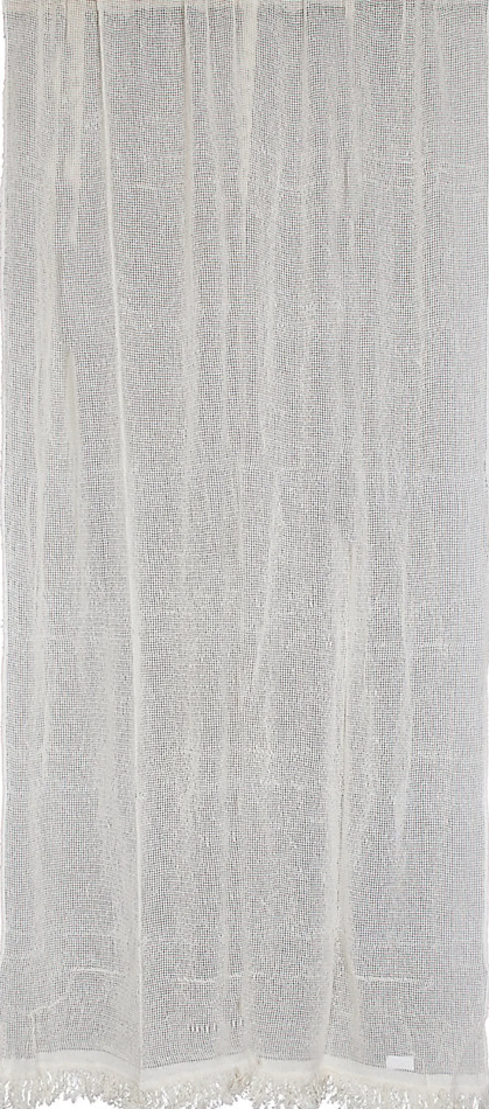 Moustiquaire de porte en coton écru 140 x 225 cm