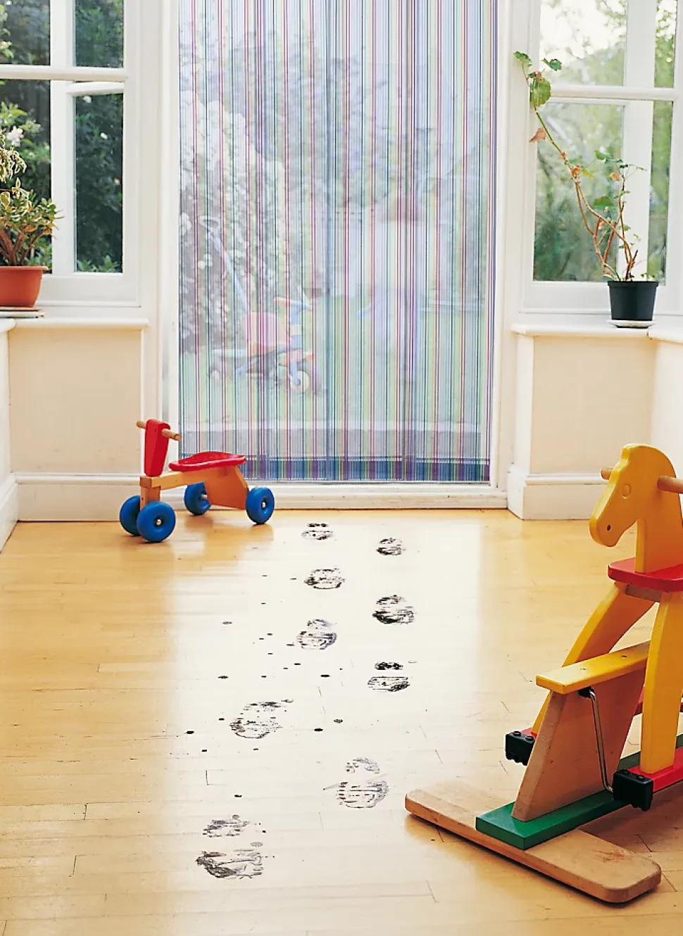 Moustiquaire de porte multirayures 100 x 220 cm