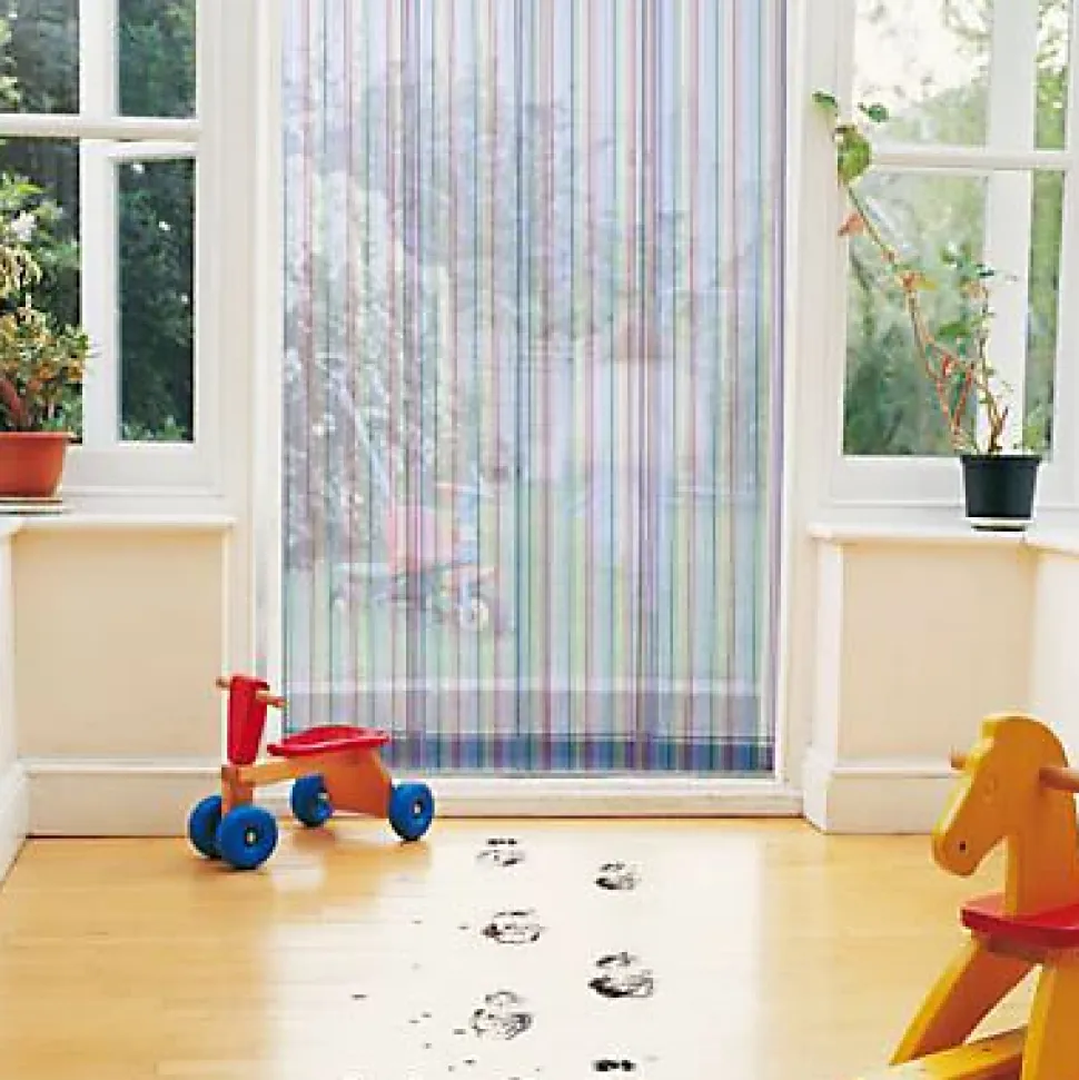 Moustiquaire de porte multirayures 100 x 220 cm