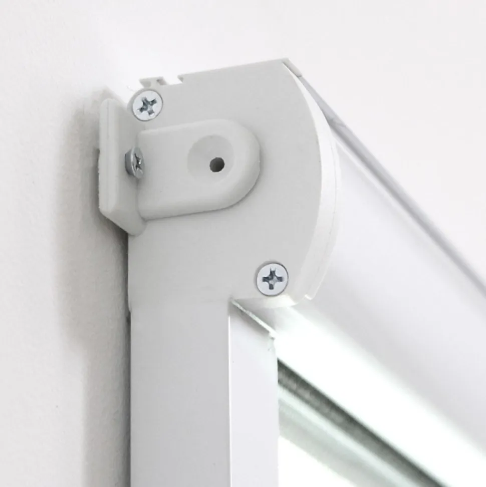 Moustiquaire enroulable alu pour fenêtre de toit L 100 cm x H 120 cm blanc