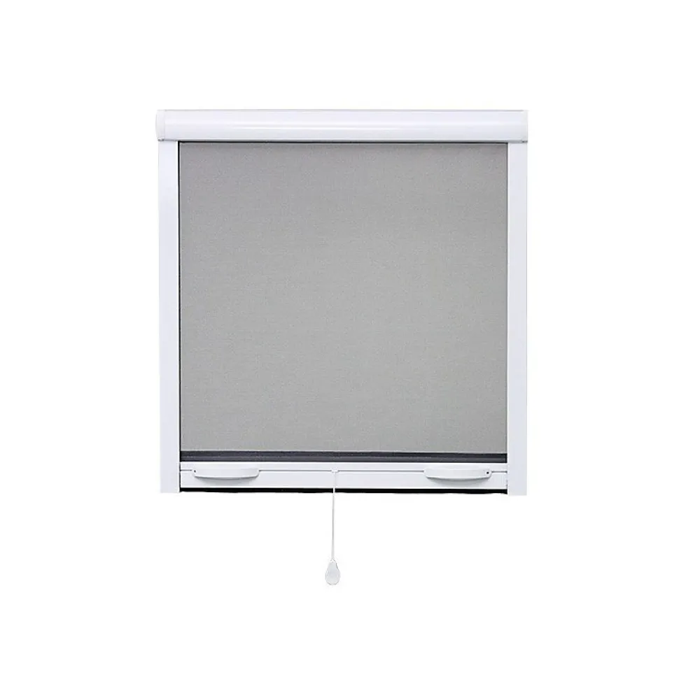 MOUSTIQUAIRE ENROULABLE EN ALU H.145 X L.100 CM POUR FENETRE - TOP PRIX - poignées Design