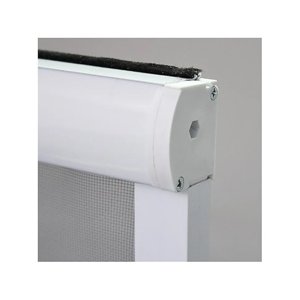 Moustiquaire enroulable pour fenêtre ALU H.170 x L.160 cm, coloris Blanc