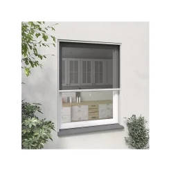 Moustiquaire enroulable verticale Alu Blanc Moustikit Confort