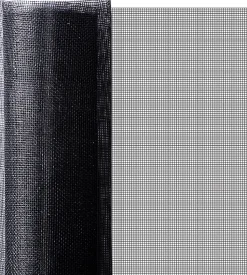 Moustiquaire Pour fenêtre et porte Ultra résistant Noir Largeur 1,0 m Longueur 15 mètres - Floordirekt