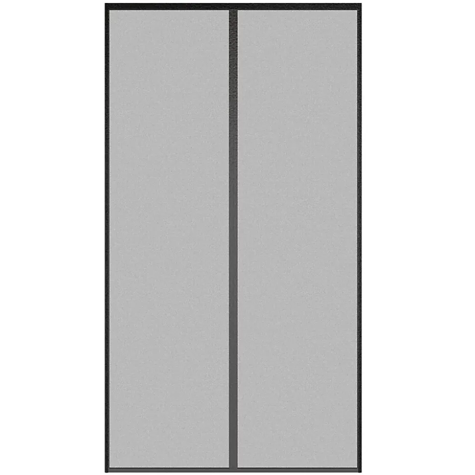 Moustiquaire rideau aimanté noir Kocoon 120 x 220 cm