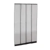 Moustiquaire rideau de porte - L130 x H230cm - Noir