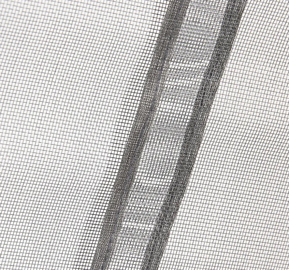 Moustiquaire rideau de porte - L130 x H230cm - Noir