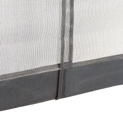 Moustiquaire rideau de porte - L130 x H230cm - Noir