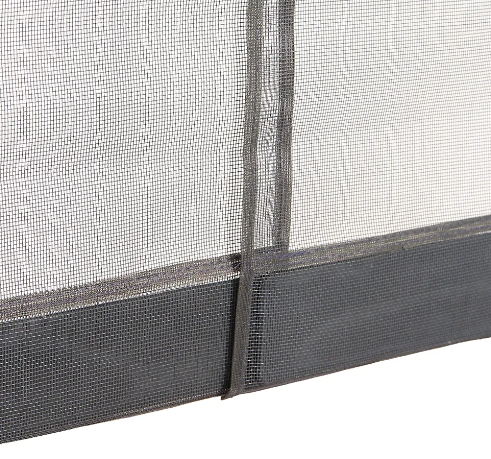 Moustiquaire rideau de porte - L130 x H230cm - Noir