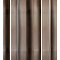 Mur TV - Lot de 7 Panneaux tasseaux bois 250 x 30 x 1,9 cm - rose gold/feutrine noir - 5,25m²