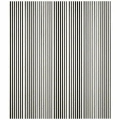 Mur TV - Lot de 7 Panneaux tasseaux bois 250 x 30 x 1,9 cm - décor marbre blanc/feutrine noir - 5,25m²