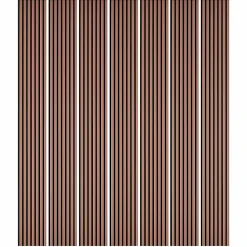 Mur TV - Lot de 7 Panneaux tasseaux bois 250 x 30 x 1,9 cm - terracotta/feutrine noir - 5,25m²