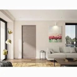 OPTIMUM Bloc Porte ajustable décor chene taupe VERONE - 204 x 83 cm Droit