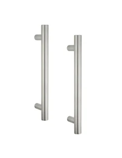 Paire de poignée pour porte battante, entr'axe 300mm, inox - THIRARD