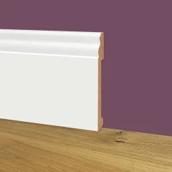 Palette 76ML de plinthes DUCALE en EqualWood HI-TEC POLYMERE 100x14x2000mm - BLANC