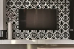 Panneau autocollant Tulup 100x50 cm Ornement fleuri 1 pcs