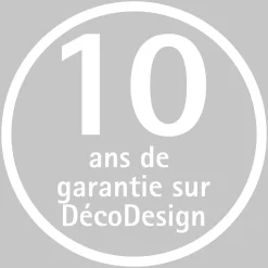 Panneau mural de salle de bains l.100 x H.255 cm, effet parement béton gris clair, Schulte DécoDesign