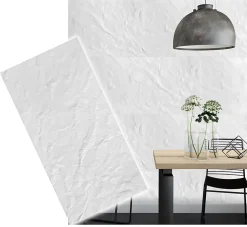 Panneaux de plafond et panneaux muraux Decoratif Glaz Blanc 4m² / 8pièces