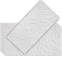 Panneaux de plafond et panneaux muraux Decoratif Glaz Blanc 20m² / 40pièces