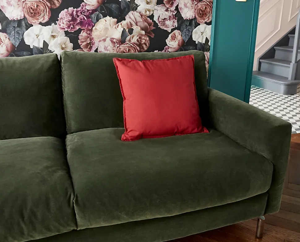 Papier peint floral vinyle sur intissé mauve, GoodHome Drosera