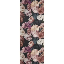 Papier peint floral vinyle sur intissé mauve, GoodHome Drosera