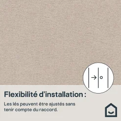 Papier peint Vinyle Intissé GoodHome Giana gris clair et ocre