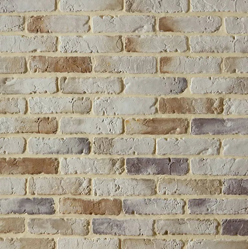 Parement brique crème béton 0,68 m2