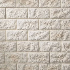 Parement béton beige rectangulaire 0,5 m2