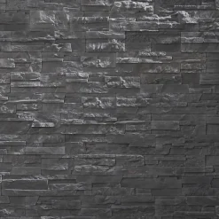 Parement imitation pierre graphite béton 0,52 m2