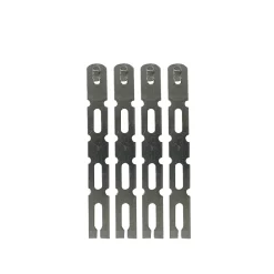 Pattes de fixation pour fenêtre et baie vitrée coulissante alu (lot de 4)