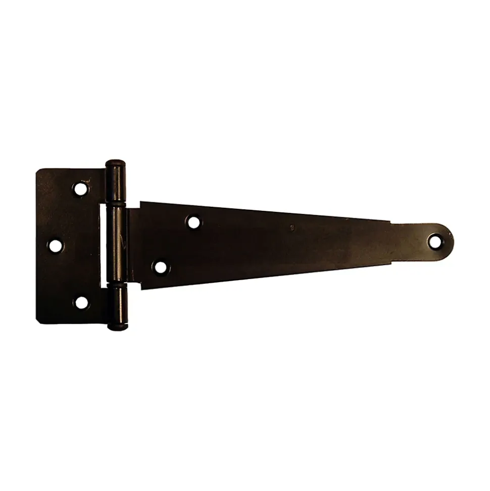 Penture noire en acier avec charnière L.40 cm Afbat