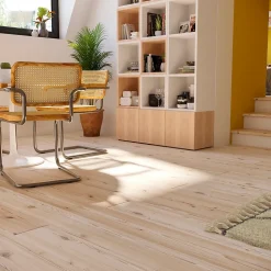 Plancher pin maritime noueux L. 200 x l. 14 cm. Ep. 21mm