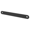 Plaque de poignée de porte Minzh GoodHome noir mat 190 x 7 mm