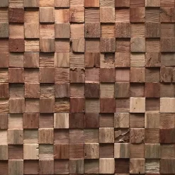 Plaquette de parement intérieur Ultrawood Square bois coloris naturel (vendu à la pièce)