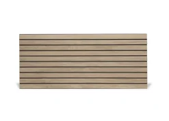 Plaquette de parement polystyrène intérieur effet tasseau décoratif lamelle bois