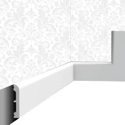 Plinthe décorative Cimaises et Plus P07 - 8x1,9x200cm (h x p x L ) - moulure déc