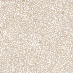 Plinthes pour Carrelage grès cérame effet terrazzo PORTOFINO - Crème - Sable - Plinthe 60x10 cm boîte de 01.02 ml - Crème - Sable