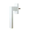 Poignée alu carré blanc pour fenêtre et porte fenêtre alu blanc