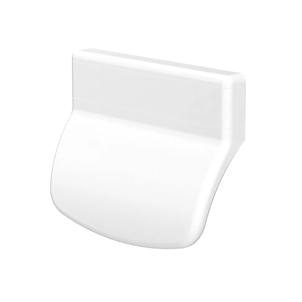 Poignée PVC blanc pour porte-balcon L.70mm