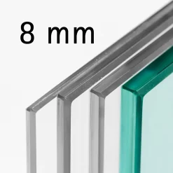 Porte Coulissante Complète Schulte 90x203 - Rail Noir - Verre De Sécurité - Verre Sablé - Poignée Barre -softclose