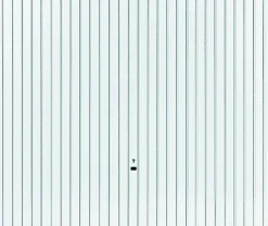Porte de garage basculante blanc - l.237,5 x h.200 cm - manuelle (pré-montée)