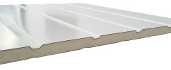 Porte de garage basculante blanche l.240 x H.200 cm x Ep.20 mm