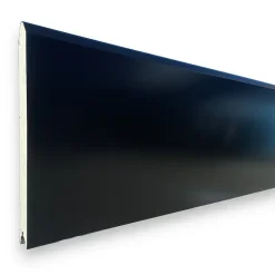 Porte de garage sectionnelle motorisée Noir 9005 l.250 x H.200 cm x Ep.40 mm