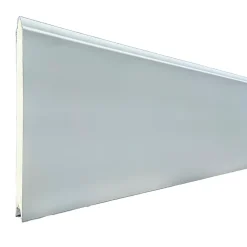Porte de garage sectionnelle motorisée Blanc Polygrain l.300 x H.300 cm x Ep.40 mm